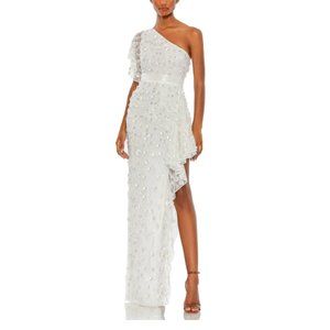 NWOT Mac Duggal One Shoulder Dress 14